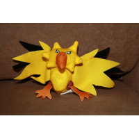 Authentic Pokemon plush Zapdos burger king +/- 20CM
